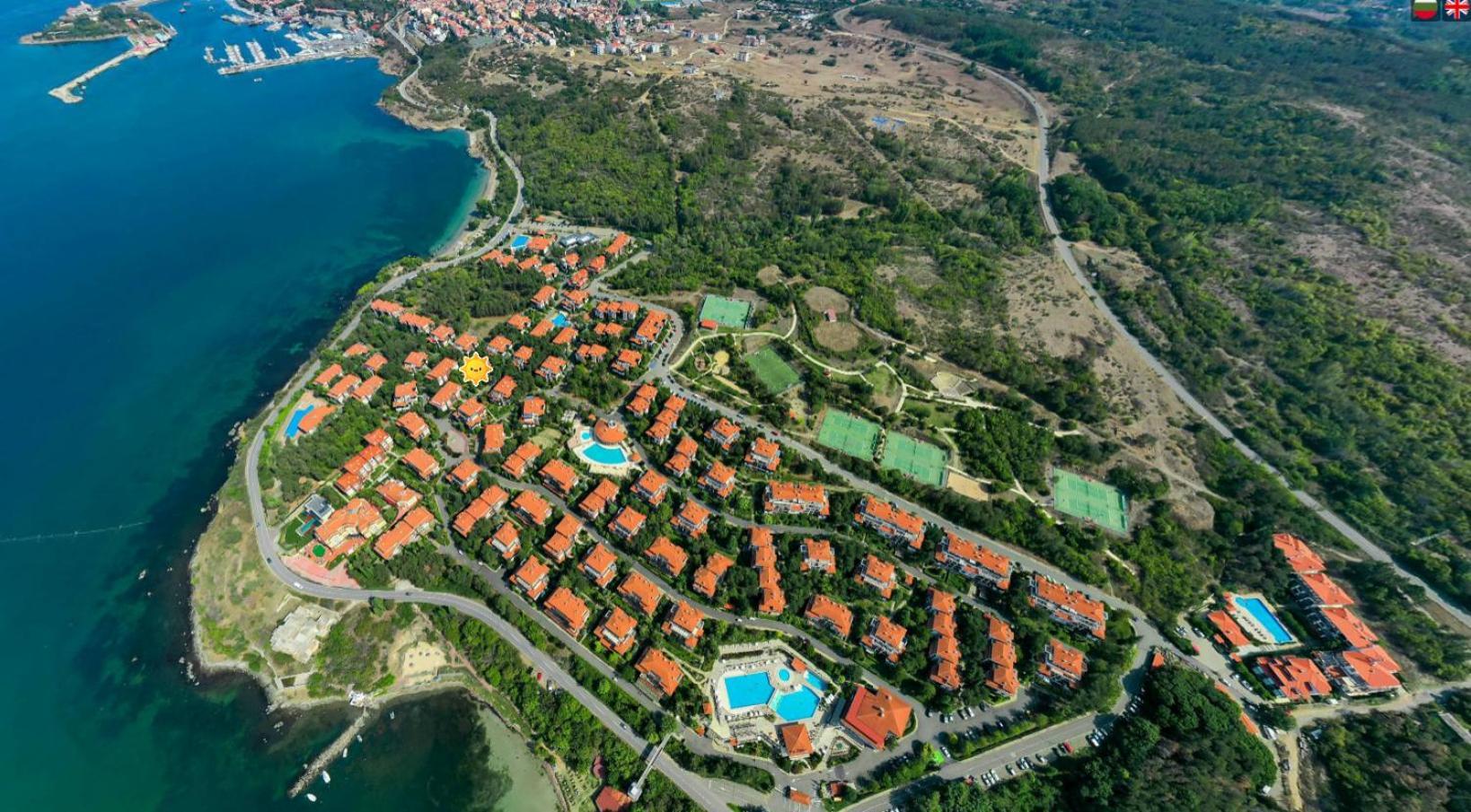 Aj Apartment 1 With Pool View, Santa Marina Holiday Village, Sozopol Ngoại thất bức ảnh